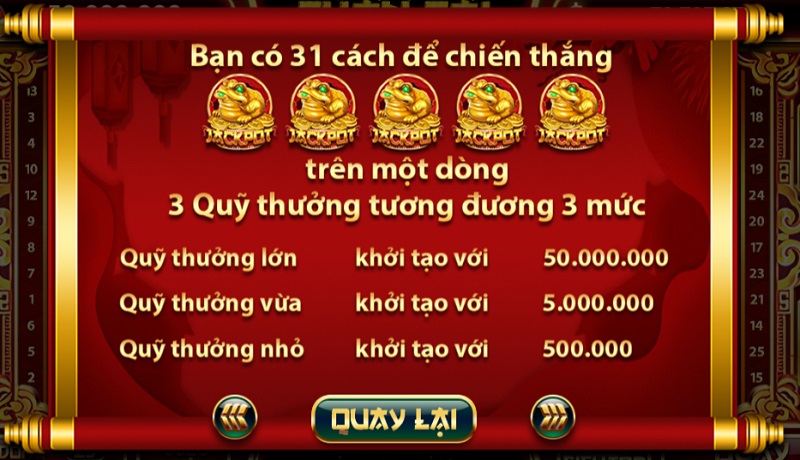 Các quỹ thưởng đem lại giá trị to lớn cho người chơi